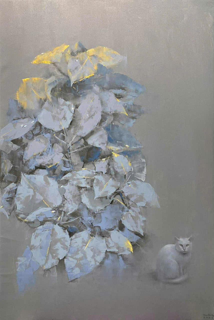 Chú Mèo Bên Cây Vả